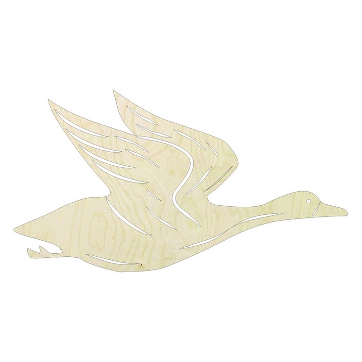 2"-20" Flying Duck wood cutouts Craft Supply - wood cutout by Growing Tree Gallery