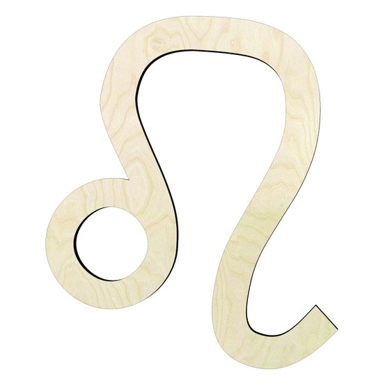 2"-20" Leo Astrology sign wood#1 Wood Cutout - wood cutout by Growing Tree Gallery