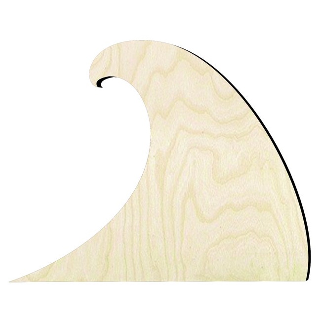 2"-20" Waveor un Wood Cutout - wood cutout by Growing Tree Gallery