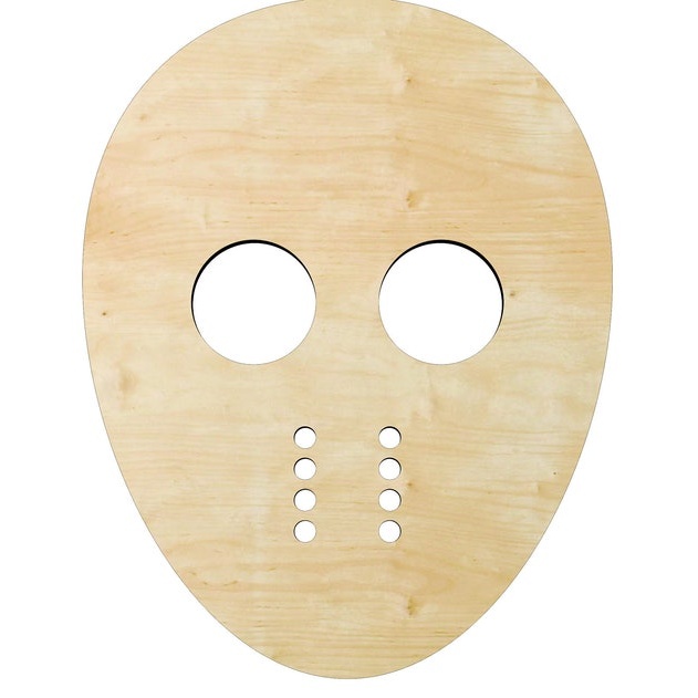 2"-24" Halloween Mask Wood Cutout - wood cutout by Growing Tree Gallery