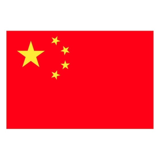 2"- 28" Chinese flag Car Decal - Laptop sticker - Outdoor Vinyl - Car Decal - vinyl decal by Growing Tree Gallery