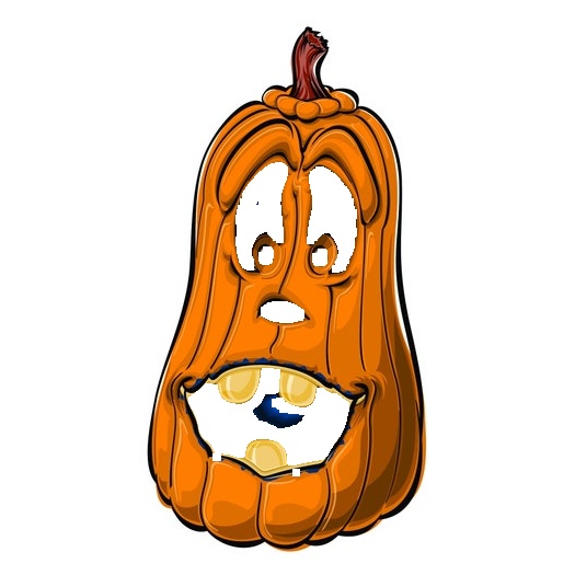 2"- 28" Pumpkin Decal - Laptop sticker - Outdoor Vinyl - Car Decal #2 - vinyl decal by Growing Tree Gallery