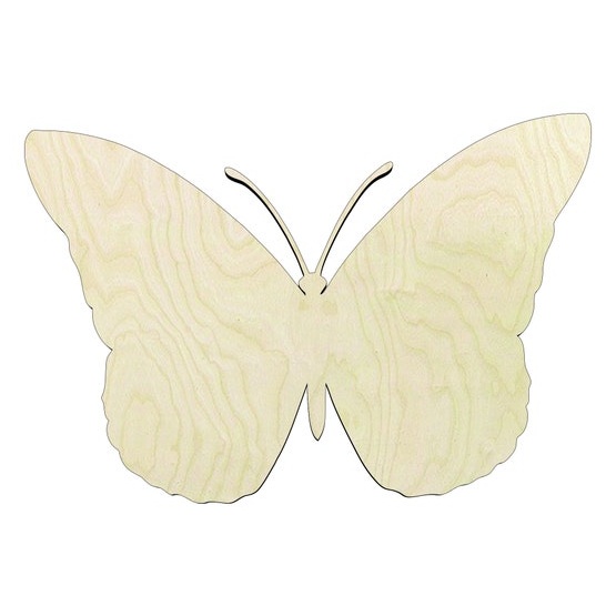 Butterfly -Multiple Sizes Wood Cutout - wood cutout by Growing Tree Gallery