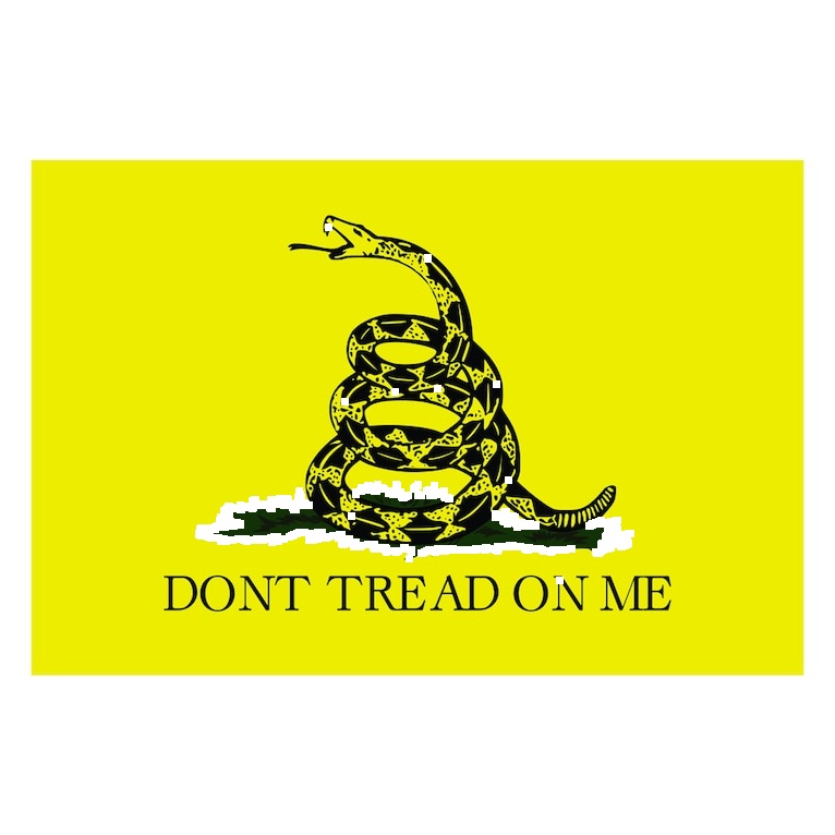 Dont tread on me Decal - vinyl decal by Growing Tree Gallery