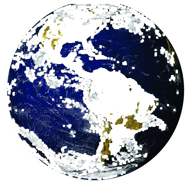 Earth decal - vinyl decal by Growing Tree Gallery