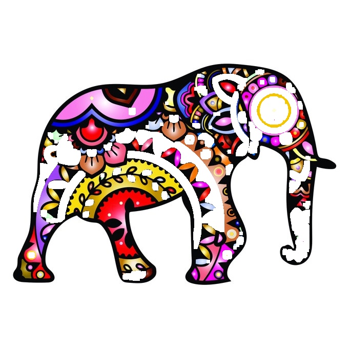 Elephant Decal - vinyl decal by Growing Tree Gallery