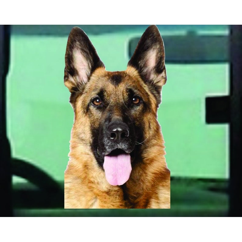 German shepherd Car decal - vinyl decal by Growing Tree Gallery