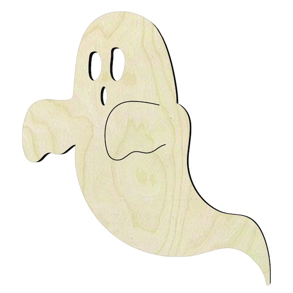 Ghost Wood Cutout - wood cutout by Growing Tree Gallery