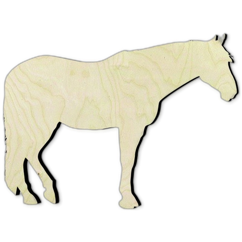 Horse Wood Cutout - Multiple Sizes - wood cutout by Growing Tree Gallery