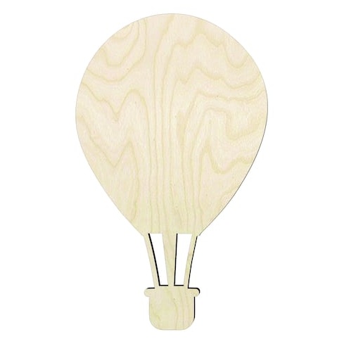 Hot Air Balloon -Multiple Sizes Wood Cutout - wood cutout by Growing Tree Gallery