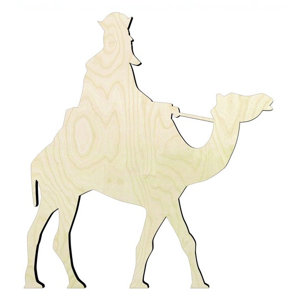 Three Wise Men - Multiple Sizes (1/3)set-,-#1 Wood Cutout - wood cutout by Growing Tree Gallery